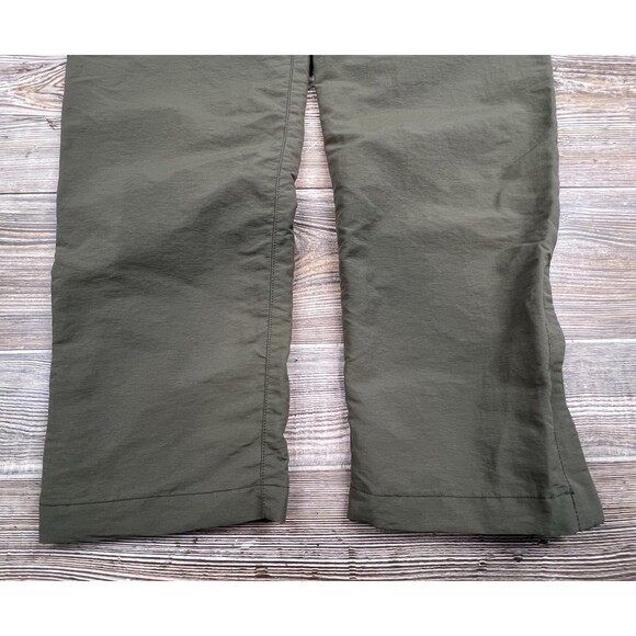 The North Face Convertible Pants/Shorts Mens 32 Green Nylon Ripstop Hiking Camp - Picture 10 of 16